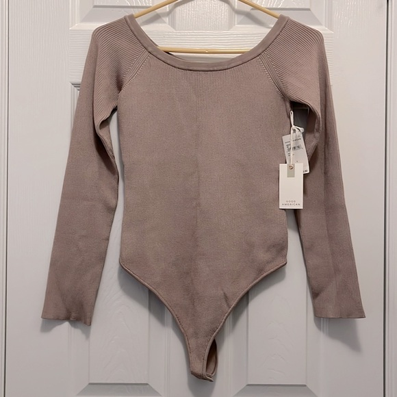 Good American Scoop neck Bodysuit NWT - Picture 6 of 11